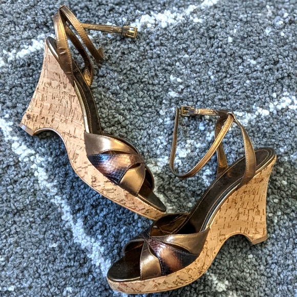 Franco Sarto Wedge Sandals sz: 9 - Picture 1 of 5